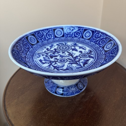 Antique 19th blue white - antique, c.
