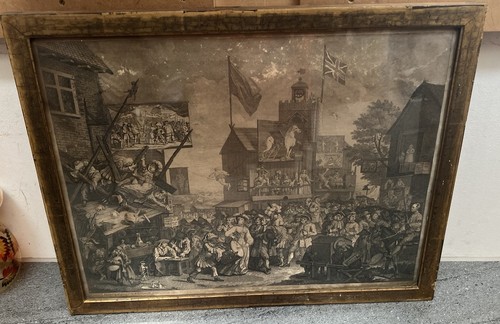Antique engraving - engraving, “