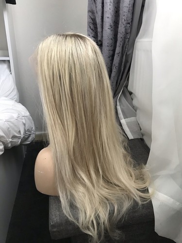 Light ash blonde rooted - light,