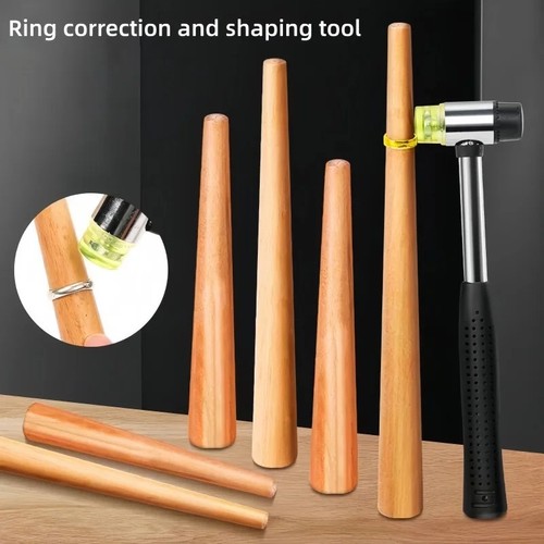 Wooden ring sizing mandrel - ring,
