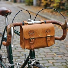 Pannier Leather Bag Bicycle