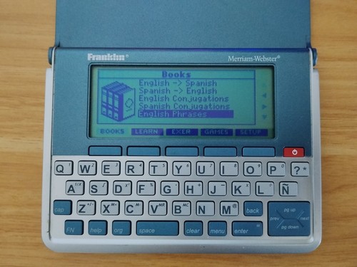 Electronic dictionary franklin - dictionary,