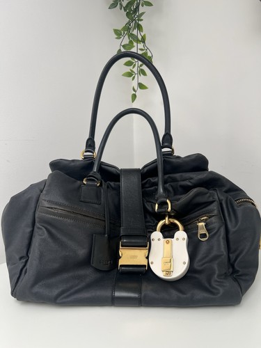Loewe lola black canvas - black,