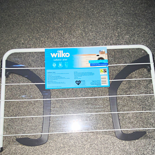 Wilko radiator airer foldable - radiator,