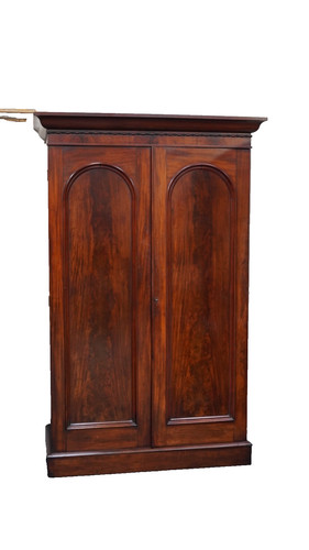 Antique irish mahogany linen - antique,