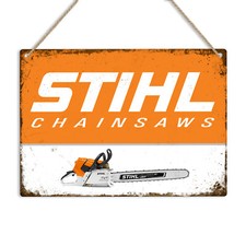 STIHL Chainsaws Retro Metal