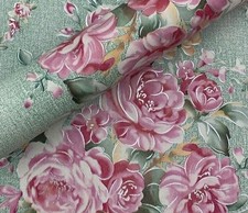 Vintage Rose Floral Wallpaper Roll Self Adhesive Peel Stick Removable Wall Decor