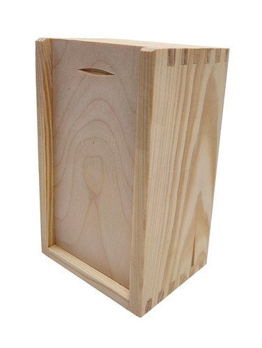 Small wooden box with sliding - small,