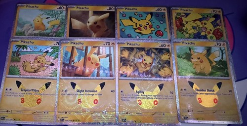30th celebration pikachus - 30th,