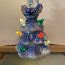 DISNEY STITCH CHRISTMAS TREE CHINA LIGHT UP HANGING BAUBLE ORNAMENT DECORATION 