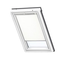 Velux DSL CK04 1025S Solar Powered Blackout Blind - White - 550x980mm