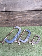 X3 Vinatge Record G Clamps 6"