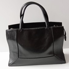 ✅ Radley Vintage Real Leather Women's Hand Bag Black 30/20/10 Cm