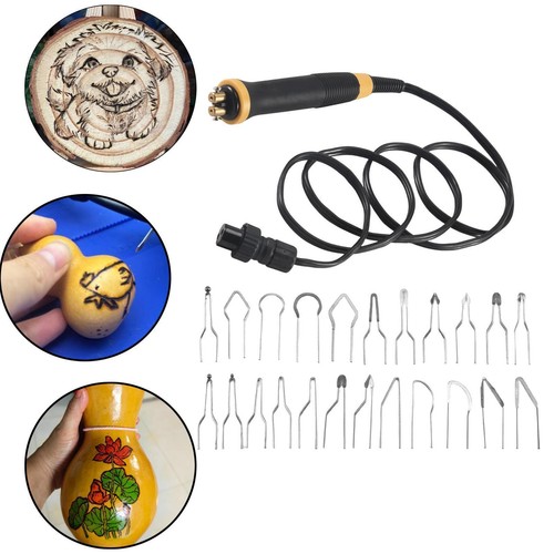 Wood burning pen kit - wood, wire