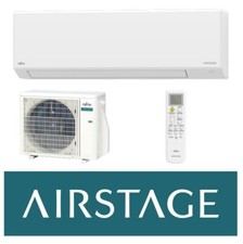 Fujitsu AIR STAGE 9000btu Wall Mount Split Air Conditioner R32 Heatpump Free Del