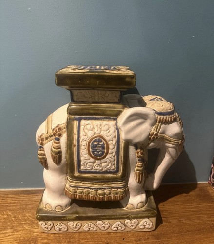 Vintage style ceramic - ceramic, elephant