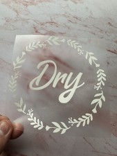 Dry, Tumble Dryer  Vinyl