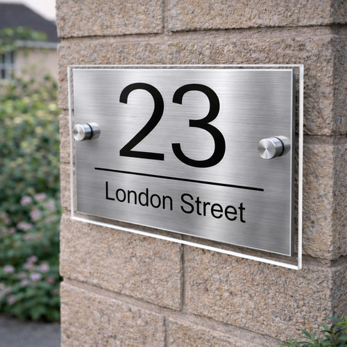 House number plaques - number,