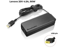 Lenovo Laptop AC Adapter Charger 20V 4.5A 90W Genuine Lenovo Charger