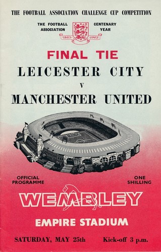 Cup final programme 1963 - cup,