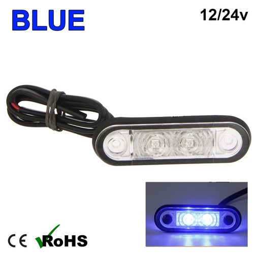 Blue hella style led marker - hella,