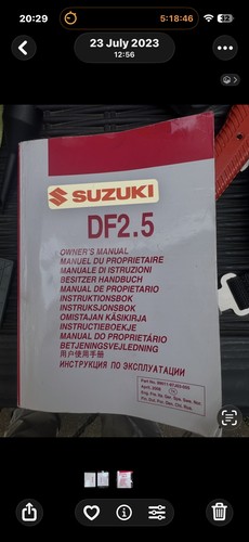 Suzuki df2 5hp outboard - suzuki, df2.5hp