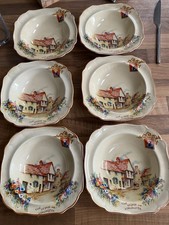 6 x Royal Venton Ware bowls The George Inn Dorchester