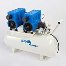 Bambi PT50 Compressor - Ultra Low Noise - Oil Free (50 Litres, 1.5 HP)