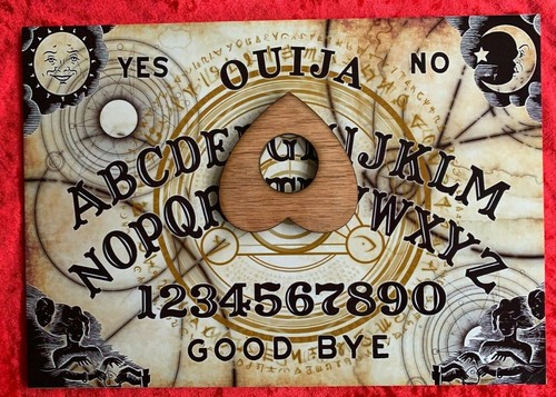 Wooden ouija board game - wooden,