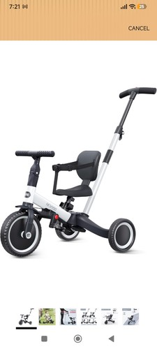 Newyoo trike with parent - newyoo,