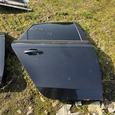 Audi A4 B8 2008-2011 Black L79Y Rear Right Driver Side Door Black Complete