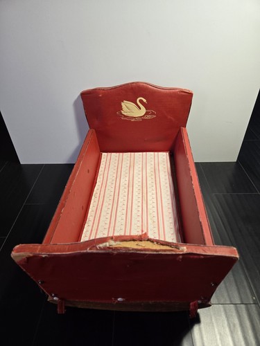 Vintage 1950 doll cradle - doll,