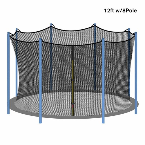 Round trampoline enclosure net - enclosure,