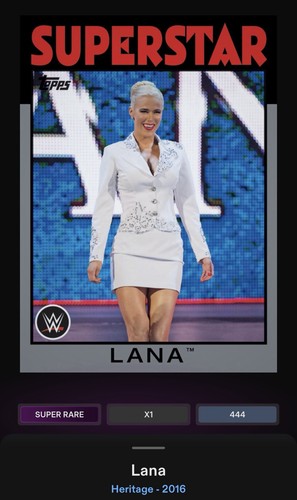 2016 topps slam digital - digital, lana