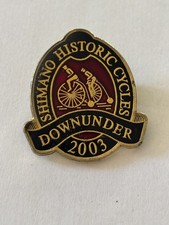 Shimano Historic Cycles Down Under - 2003 pin badge