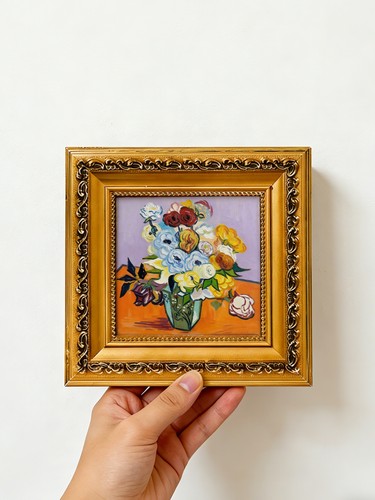 Van gogh style mixed rose - mixed,