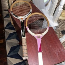 Vintage pair of Wooden Tennis