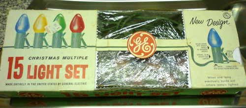 Vintage gec christmas lights - vintage,