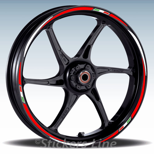 Motorcycle wheels stickers rim