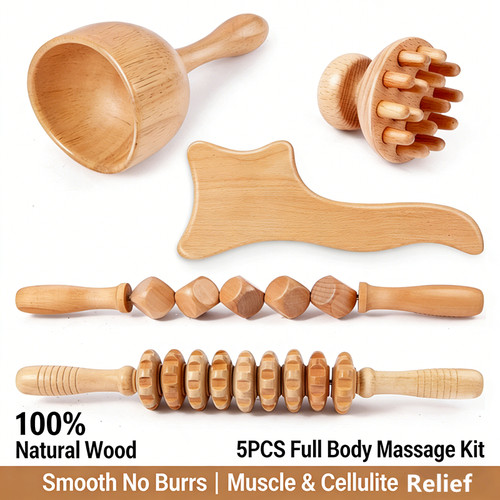 Wood therapy massage tools - therapy,