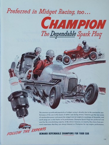 Vintage 1946 champion spark