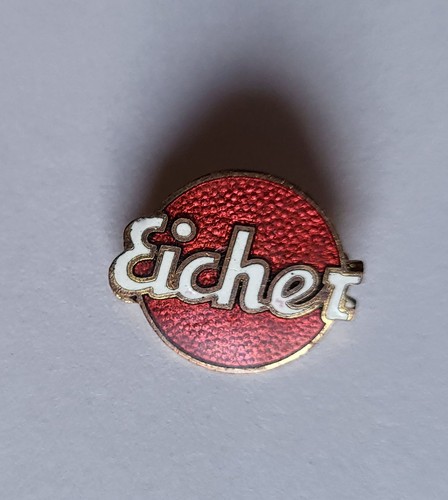 Vintage enamel eicher logo - enamel,
