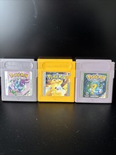 Pokemon Yellow Gameboy Color Cartridge Only Tested and Working Original Battery