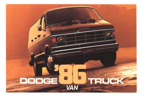 1986 dodge van truck car - dodge,