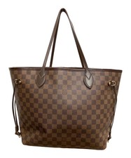 LOUIS VUITTON Damier Neverfull MM Tote Bag N41358 leather