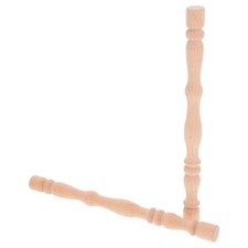 2 Pcs Roman Style Wooden