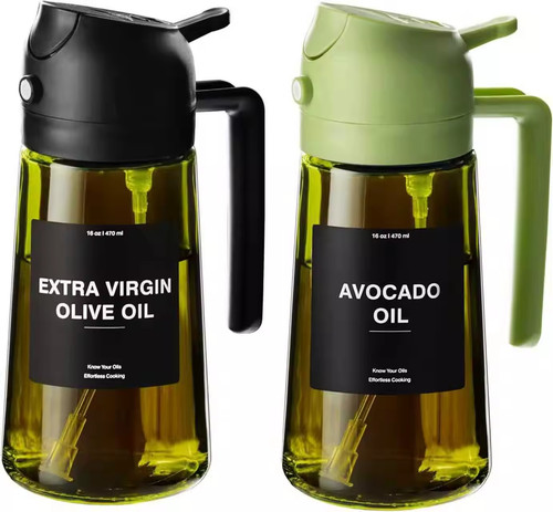 Olive oil sprayer - 2-in-1,
