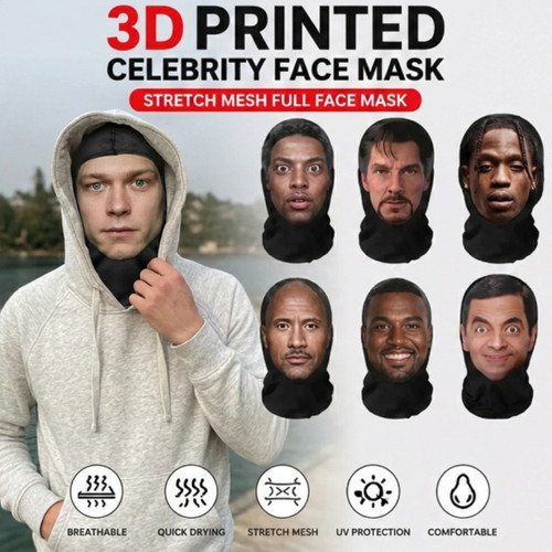 Printed realistic celebrity - printed,