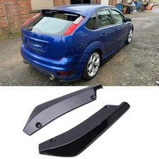 Rear Spats Bumper Splitter Diffuser Canard Spoiler Lip Kits For Ford Focus ST SE