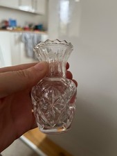 Two Crystal Glass Vases by